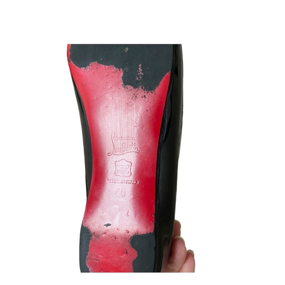 Christian Louboutin Cora Front Heart Flats 40 - Picture 8 of 11